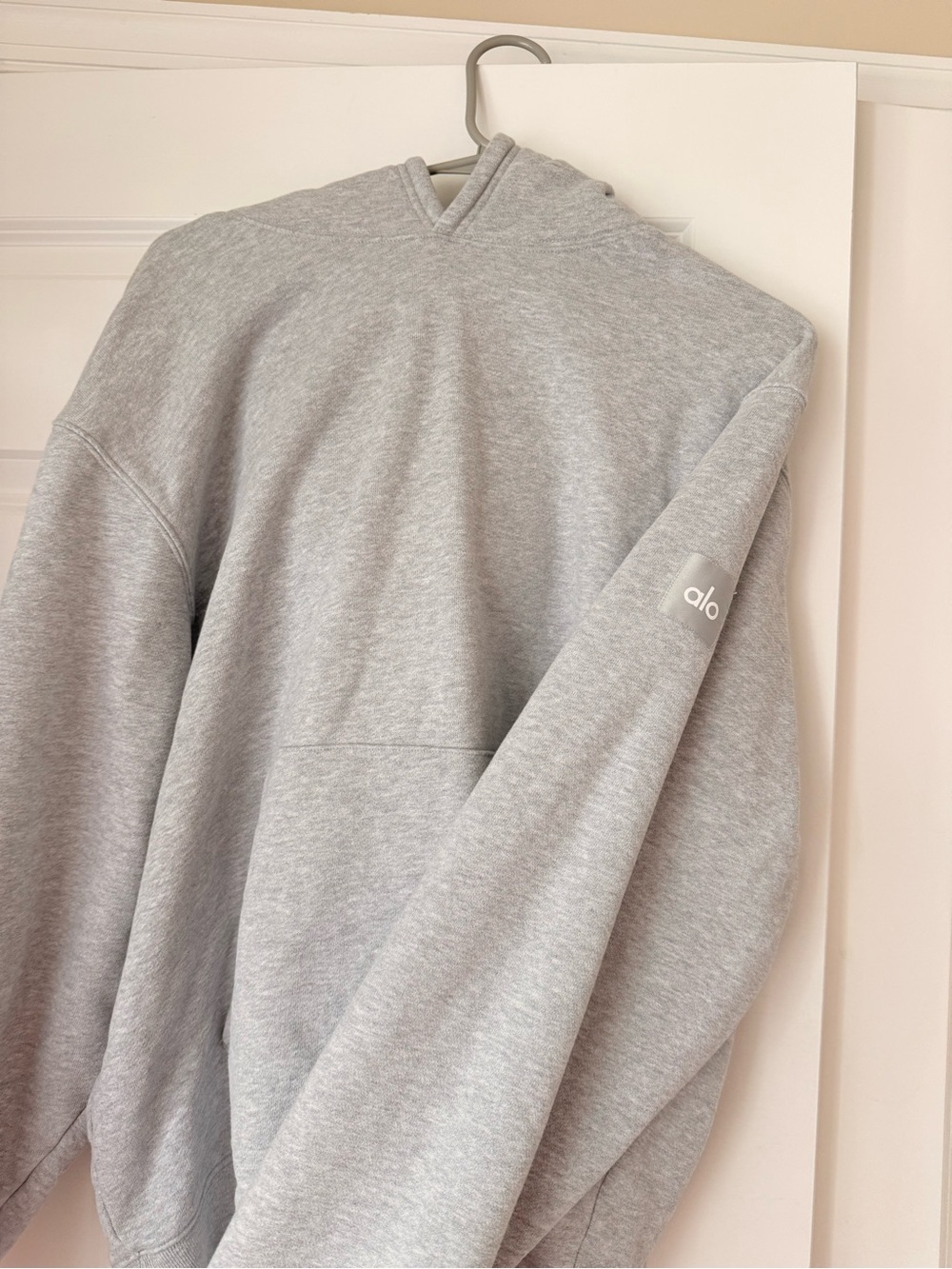 ALO Yoga Gray Renown Heavy Weight Hoodie - Picture 1 of 3